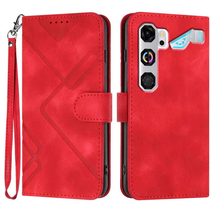 Line Pattern Skin Feel Leather Phone Case, For ZTE nubia Air Pro 5G, For ZTE nubia Neo 5 Pro 5G, For ZTE nubia Neo 5 5G, For ZTE nubia Neo 5 GT 5G, For ZTE Blade V80 Design / V80 Vita, For ZTE nubia V80 Max / Blade V80 Max, For ZTE Blade A56 Pro       ...