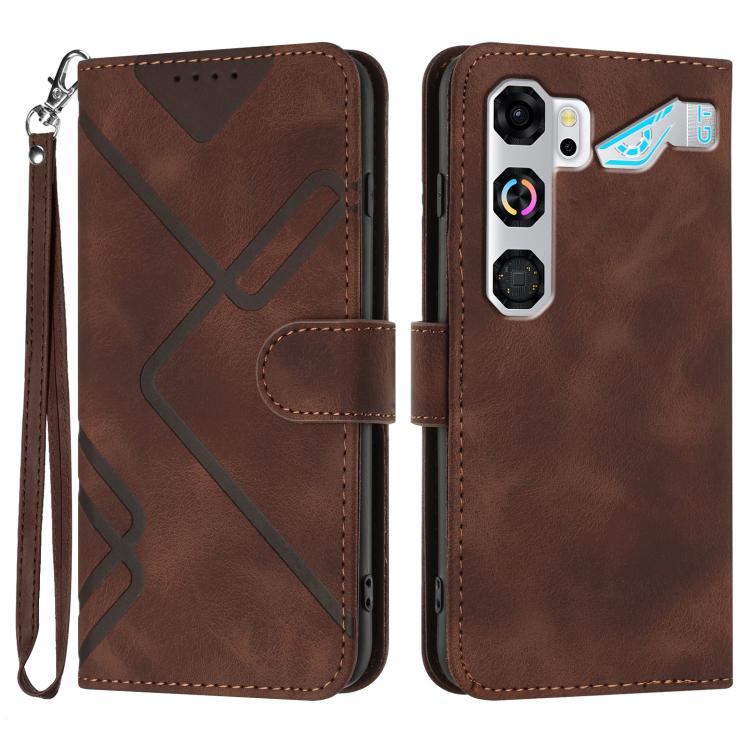 Line Pattern Skin Feel Leather Phone Case, For ZTE nubia Air Pro 5G, For ZTE nubia Neo 5 Pro 5G, For ZTE nubia Neo 5 5G, For ZTE nubia Neo 5 GT 5G, For ZTE Blade V80 Design / V80 Vita, For ZTE nubia V80 Max / Blade V80 Max, For ZTE Blade A56 Pro       ...