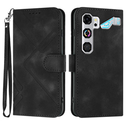 Line Pattern Skin Feel Leather Phone Case, For ZTE nubia Air Pro 5G, For ZTE nubia Neo 5 Pro 5G, For ZTE nubia Neo 5 5G, For ZTE nubia Neo 5 GT 5G, For ZTE Blade V80 Design / V80 Vita, For ZTE nubia V80 Max / Blade V80 Max, For ZTE Blade A56 Pro       ...