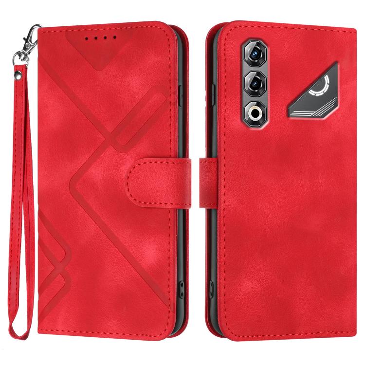 Line Pattern Skin Feel Leather Phone Case, For ZTE nubia Air Pro 5G, For ZTE nubia Neo 5 Pro 5G, For ZTE nubia Neo 5 5G, For ZTE nubia Neo 5 GT 5G, For ZTE Blade V80 Design / V80 Vita, For ZTE nubia V80 Max / Blade V80 Max, For ZTE Blade A56 Pro       ...