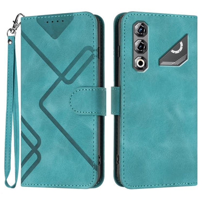 Line Pattern Skin Feel Leather Phone Case, For ZTE nubia Air Pro 5G, For ZTE nubia Neo 5 Pro 5G, For ZTE nubia Neo 5 5G, For ZTE nubia Neo 5 GT 5G, For ZTE Blade V80 Design / V80 Vita, For ZTE nubia V80 Max / Blade V80 Max, For ZTE Blade A56 Pro       ...