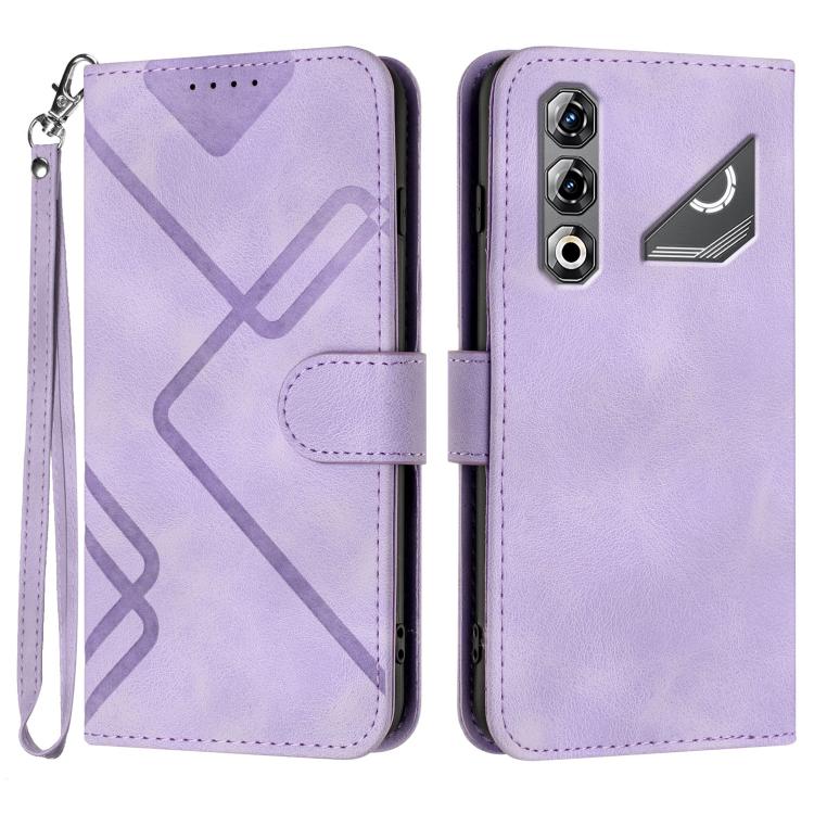 Line Pattern Skin Feel Leather Phone Case, For ZTE nubia Air Pro 5G, For ZTE nubia Neo 5 Pro 5G, For ZTE nubia Neo 5 5G, For ZTE nubia Neo 5 GT 5G, For ZTE Blade V80 Design / V80 Vita, For ZTE nubia V80 Max / Blade V80 Max, For ZTE Blade A56 Pro       ...