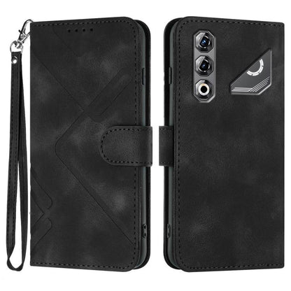 Line Pattern Skin Feel Leather Phone Case, For ZTE nubia Air Pro 5G, For ZTE nubia Neo 5 Pro 5G, For ZTE nubia Neo 5 5G, For ZTE nubia Neo 5 GT 5G, For ZTE Blade V80 Design / V80 Vita, For ZTE nubia V80 Max / Blade V80 Max, For ZTE Blade A56 Pro       ...