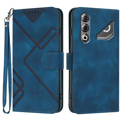 Line Pattern Skin Feel Leather Phone Case, For ZTE nubia Air Pro 5G, For ZTE nubia Neo 5 Pro 5G, For ZTE nubia Neo 5 5G, For ZTE nubia Neo 5 GT 5G, For ZTE Blade V80 Design / V80 Vita, For ZTE nubia V80 Max / Blade V80 Max, For ZTE Blade A56 Pro       ...