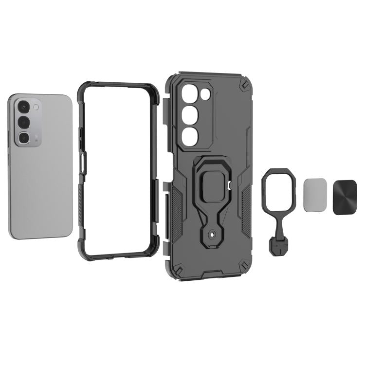 Metal Kickstand TPU Hybrid PC Phone Case, For Realme P4R 5G India / 16x, For Realme 16 Pro+ 5G, For Realme P4x 5G India, For Realme 15 Pro 5G, For Realme 15 5G, For Realme 14, For Realme 14 Pro+, For Realme 14 Pro