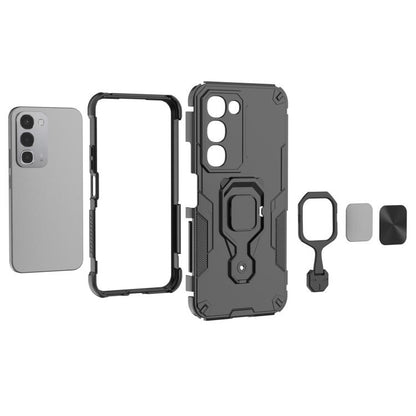Metal Kickstand TPU Hybrid PC Phone Case, For Realme P4R 5G India / 16x, For Realme 16 Pro+ 5G, For Realme P4x 5G India, For Realme 15 Pro 5G, For Realme 15 5G, For Realme 14, For Realme 14 Pro+, For Realme 14 Pro