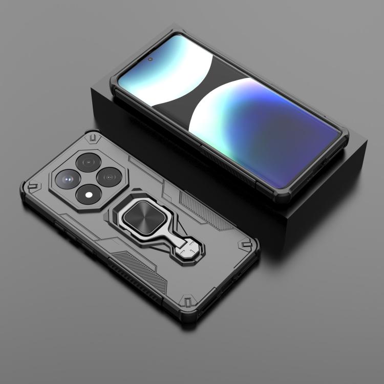 Metal Kickstand TPU Hybrid PC Phone Case, For Redmi Note 14 Pro 5G, For Redmi 14C 4G