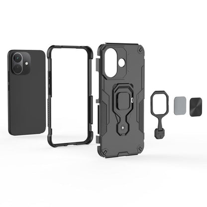 Metal Kickstand TPU Hybrid PC Phone Case, For Redmi Note 17 5G 169.7mm, For Redmi Note 17 Pro Max 5G 163.4mm, For Redmi Note 17 Pro 5G 163.5mm, For Redmi 17 5G / 4G Global 170mm, For Redmi Turbo 5 Max / Poco X8 Pro Max, For Redmi Turbo 5 / Poco X8 Pro ...