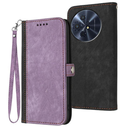 Side Buckle Double Fold Hand Strap Leather Phone Case, For TCL K70 5G, For TCL K70 SE T453D, For TCL K70 Power 4G, For TCL NxtPaper 70 Pro 5G, For TCL 60 SE NxtPaper 5G, For TCL 60 SE / TCL 605, For TCL 60R 5G, For TCL 503                              ...