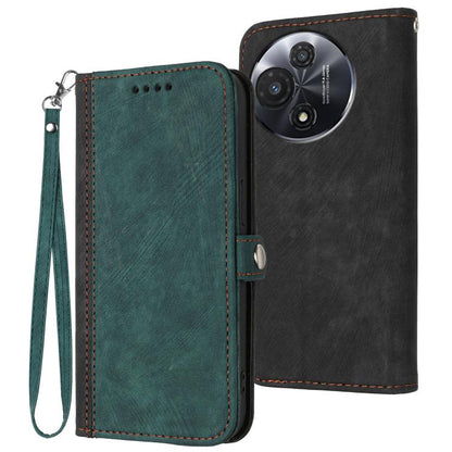 Side Buckle Double Fold Hand Strap Leather Phone Case, For TCL K70 5G, For TCL K70 SE T453D, For TCL K70 Power 4G, For TCL NxtPaper 70 Pro 5G, For TCL 60 SE NxtPaper 5G, For TCL 60 SE / TCL 605, For TCL 60R 5G, For TCL 503                              ...