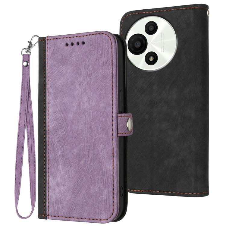 Side Buckle Double Fold Hand Strap Leather Phone Case, For TCL K70 5G, For TCL K70 SE T453D, For TCL K70 Power 4G, For TCL NxtPaper 70 Pro 5G, For TCL 60 SE NxtPaper 5G, For TCL 60 SE / TCL 605, For TCL 60R 5G, For TCL 503                              ...