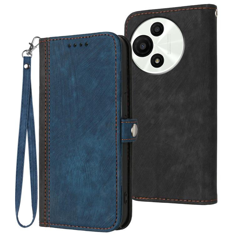 Side Buckle Double Fold Hand Strap Leather Phone Case, For TCL K70 5G, For TCL K70 SE T453D, For TCL K70 Power 4G, For TCL NxtPaper 70 Pro 5G, For TCL 60 SE NxtPaper 5G, For TCL 60 SE / TCL 605, For TCL 60R 5G, For TCL 503                              ...
