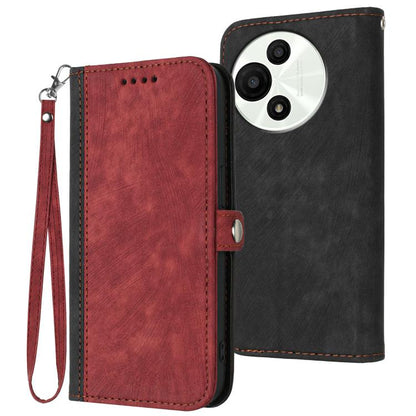 Side Buckle Double Fold Hand Strap Leather Phone Case, For TCL K70 5G, For TCL K70 SE T453D, For TCL K70 Power 4G, For TCL NxtPaper 70 Pro 5G, For TCL 60 SE NxtPaper 5G, For TCL 60 SE / TCL 605, For TCL 60R 5G, For TCL 503                              ...