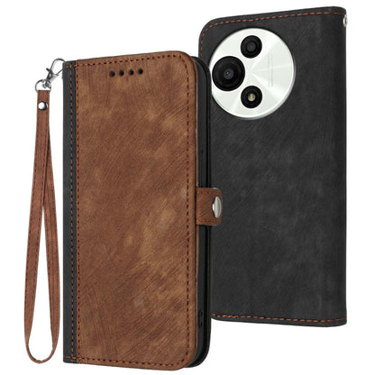 Side Buckle Double Fold Hand Strap Leather Phone Case, For TCL K70 5G, For TCL K70 SE T453D, For TCL K70 Power 4G, For TCL NxtPaper 70 Pro 5G, For TCL 60 SE NxtPaper 5G, For TCL 60 SE / TCL 605, For TCL 60R 5G, For TCL 503                              ...