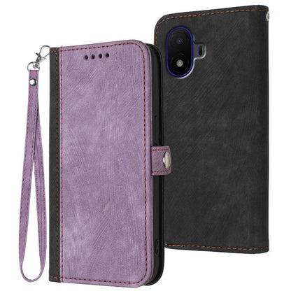 Side Buckle Double Fold Hand Strap Leather Phone Case, For TCL K70 5G, For TCL K70 SE T453D, For TCL K70 Power 4G, For TCL NxtPaper 70 Pro 5G, For TCL 60 SE NxtPaper 5G, For TCL 60 SE / TCL 605, For TCL 60R 5G, For TCL 503                              ...
