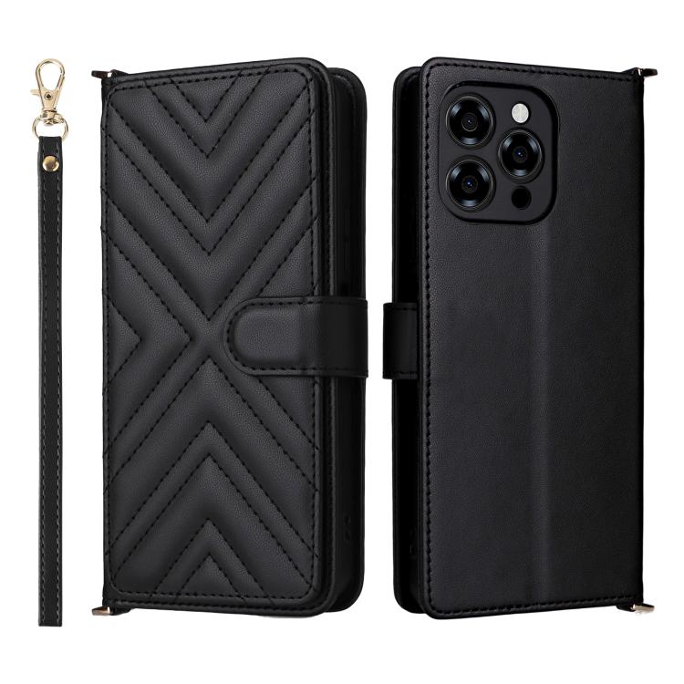 Multifunctional 6-Card Slots Leather Phone Case with Wrist Strap, For Doogee Note 56X / Note 56X Pro, For Doogee Note 59 / Note 59 Pro, For Doogee Note 58 / Note 58 Pro