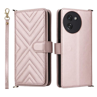 Multifunctional 6-Card Slots Leather Phone Case with Wrist Strap, For Doogee Note 56X / Note 56X Pro, For Doogee Note 59 / Note 59 Pro, For Doogee Note 58 / Note 58 Pro