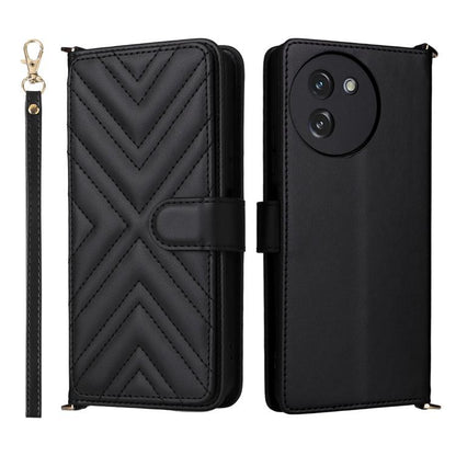Multifunctional 6-Card Slots Leather Phone Case with Wrist Strap, For Doogee Note 56X / Note 56X Pro, For Doogee Note 59 / Note 59 Pro, For Doogee Note 58 / Note 58 Pro