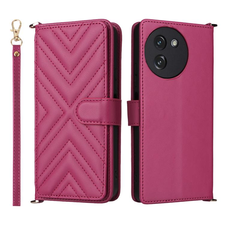 Multifunctional 6-Card Slots Leather Phone Case with Wrist Strap, For Doogee Note 56X / Note 56X Pro, For Doogee Note 59 / Note 59 Pro, For Doogee Note 58 / Note 58 Pro