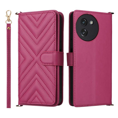 Multifunctional 6-Card Slots Leather Phone Case with Wrist Strap, For Doogee Note 56X / Note 56X Pro, For Doogee Note 59 / Note 59 Pro, For Doogee Note 58 / Note 58 Pro