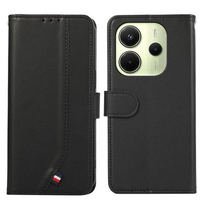 ABEEL Delicate Texture Splicing RFID Leather Phone Case, For Redmi A5 4G 171.7mm / Poco C71, For Redmi Note 14s, For Redmi Note 14 4G 164.84mm, For Redmi Turbo 4 Pro