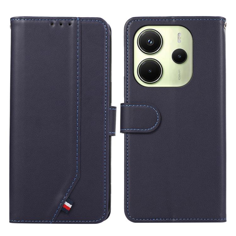 ABEEL Delicate Texture Splicing RFID Leather Phone Case, For Redmi A5 4G 171.7mm / Poco C71, For Redmi Note 14s, For Redmi Note 14 4G 164.84mm, For Redmi Turbo 4 Pro