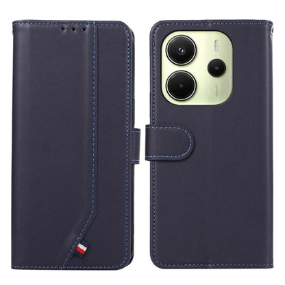 ABEEL Delicate Texture Splicing RFID Leather Phone Case, For Redmi A5 4G 171.7mm / Poco C71, For Redmi Note 14s, For Redmi Note 14 4G 164.84mm, For Redmi Turbo 4 Pro