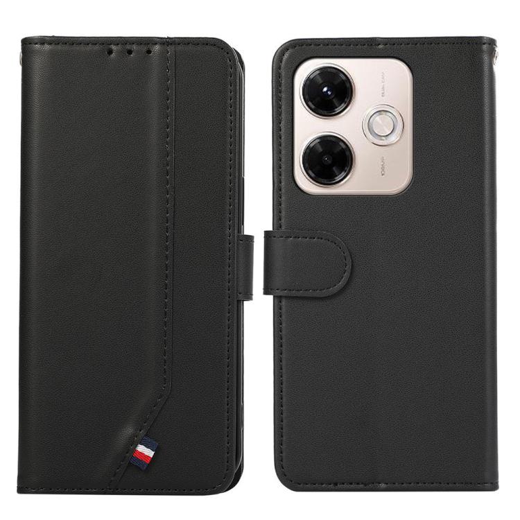 ABEEL Delicate Texture Splicing RFID Leather Phone Case, For Redmi Note 17 4G Global 169.7mm, For Redmi K100 Pro Max/Poco F9 Ultra 5G, For Redmi K100 Pro 5G/Poco F9 Pro 5G, For Redmi 17 5G / 4G Global 170mm, For Redmi A7 Pro 171mm/Poco C85x 5G         ...