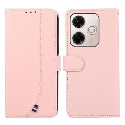 ABEEL Delicate Texture Splicing RFID Leather Phone Case, For Redmi Note 17 4G Global 169.7mm, For Redmi K100 Pro Max/Poco F9 Ultra 5G, For Redmi K100 Pro 5G/Poco F9 Pro 5G, For Redmi 17 5G / 4G Global 170mm, For Redmi A7 Pro 171mm/Poco C85x 5G         ...