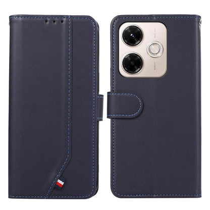 ABEEL Delicate Texture Splicing RFID Leather Phone Case, For Redmi Note 17 4G Global 169.7mm, For Redmi K100 Pro Max/Poco F9 Ultra 5G, For Redmi K100 Pro 5G/Poco F9 Pro 5G, For Redmi 17 5G / 4G Global 170mm, For Redmi A7 Pro 171mm/Poco C85x 5G         ...