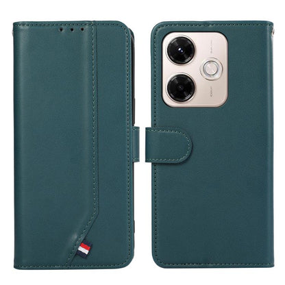ABEEL Delicate Texture Splicing RFID Leather Phone Case, For Redmi Note 17 4G Global 169.7mm, For Redmi K100 Pro Max/Poco F9 Ultra 5G, For Redmi K100 Pro 5G/Poco F9 Pro 5G, For Redmi 17 5G / 4G Global 170mm, For Redmi A7 Pro 171mm/Poco C85x 5G         ...