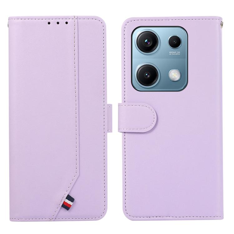 ABEEL Delicate Texture Splicing RFID Leather Phone Case, For Redmi A5 4G 171.7mm / Poco C71, For Redmi Note 14s, For Redmi Note 14 4G 164.84mm, For Redmi Turbo 4 Pro