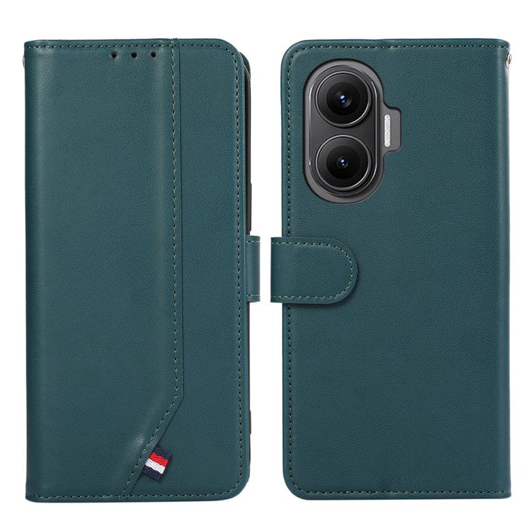 ABEEL Delicate Texture Splicing RFID Leather Phone Case, For Redmi A5 4G 171.7mm / Poco C71, For Redmi Note 14s, For Redmi Note 14 4G 164.84mm, For Redmi Turbo 4 Pro
