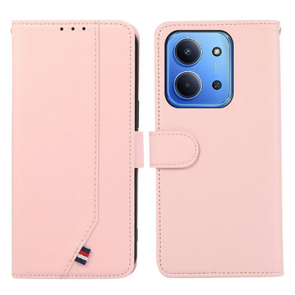 ABEEL Delicate Texture Splicing RFID Leather Phone Case, For Redmi Note 17 4G Global 169.7mm, For Redmi K100 Pro Max/Poco F9 Ultra 5G, For Redmi K100 Pro 5G/Poco F9 Pro 5G, For Redmi 17 5G / 4G Global 170mm, For Redmi A7 Pro 171mm/Poco C85x 5G         ...