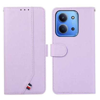ABEEL Delicate Texture Splicing RFID Leather Phone Case, For Redmi Note 17 4G Global 169.7mm, For Redmi K100 Pro Max/Poco F9 Ultra 5G, For Redmi K100 Pro 5G/Poco F9 Pro 5G, For Redmi 17 5G / 4G Global 170mm, For Redmi A7 Pro 171mm/Poco C85x 5G         ...