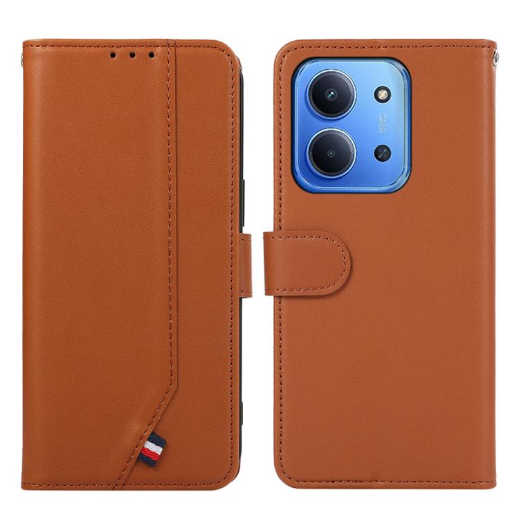 ABEEL Delicate Texture Splicing RFID Leather Phone Case, For Redmi Note 17 4G Global 169.7mm, For Redmi K100 Pro Max/Poco F9 Ultra 5G, For Redmi K100 Pro 5G/Poco F9 Pro 5G, For Redmi 17 5G / 4G Global 170mm, For Redmi A7 Pro 171mm/Poco C85x 5G         ...