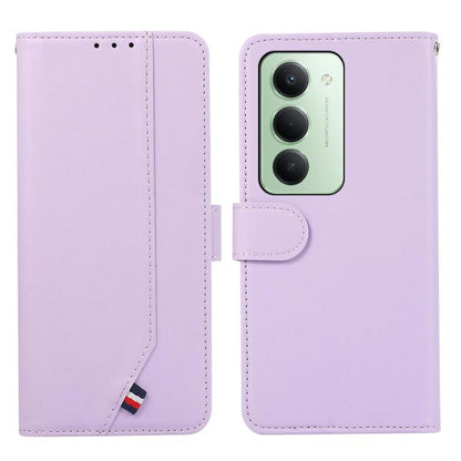 ABEEL Delicate Texture Splicing RFID Leather Phone Case, For Redmi Note 17 4G Global 169.7mm, For Redmi K100 Pro Max/Poco F9 Ultra 5G, For Redmi K100 Pro 5G/Poco F9 Pro 5G, For Redmi 17 5G / 4G Global 170mm, For Redmi A7 Pro 171mm/Poco C85x 5G         ...