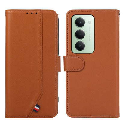 ABEEL Delicate Texture Splicing RFID Leather Phone Case, For Redmi Note 17 4G Global 169.7mm, For Redmi K100 Pro Max/Poco F9 Ultra 5G, For Redmi K100 Pro 5G/Poco F9 Pro 5G, For Redmi 17 5G / 4G Global 170mm, For Redmi A7 Pro 171mm/Poco C85x 5G         ...