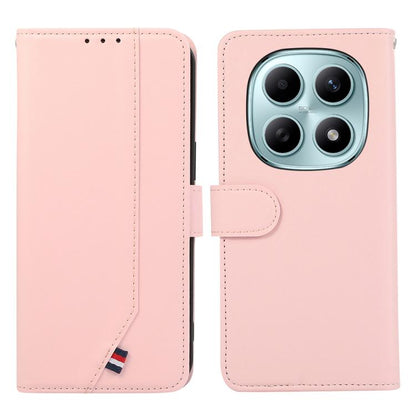 ABEEL Delicate Texture Splicing RFID Leather Phone Case, For Redmi Note 17 4G Global 169.7mm, For Redmi K100 Pro Max/Poco F9 Ultra 5G, For Redmi K100 Pro 5G/Poco F9 Pro 5G, For Redmi 17 5G / 4G Global 170mm, For Redmi A7 Pro 171mm/Poco C85x 5G         ...