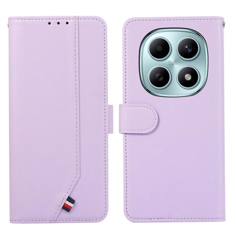 ABEEL Delicate Texture Splicing RFID Leather Phone Case, For Redmi Note 17 4G Global 169.7mm, For Redmi K100 Pro Max/Poco F9 Ultra 5G, For Redmi K100 Pro 5G/Poco F9 Pro 5G, For Redmi 17 5G / 4G Global 170mm, For Redmi A7 Pro 171mm/Poco C85x 5G         ...