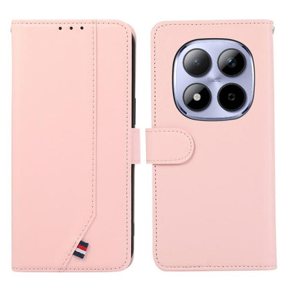 ABEEL Delicate Texture Splicing RFID Leather Phone Case, For Redmi Note 17 4G Global 169.7mm, For Redmi K100 Pro Max/Poco F9 Ultra 5G, For Redmi K100 Pro 5G/Poco F9 Pro 5G, For Redmi 17 5G / 4G Global 170mm, For Redmi A7 Pro 171mm/Poco C85x 5G         ...