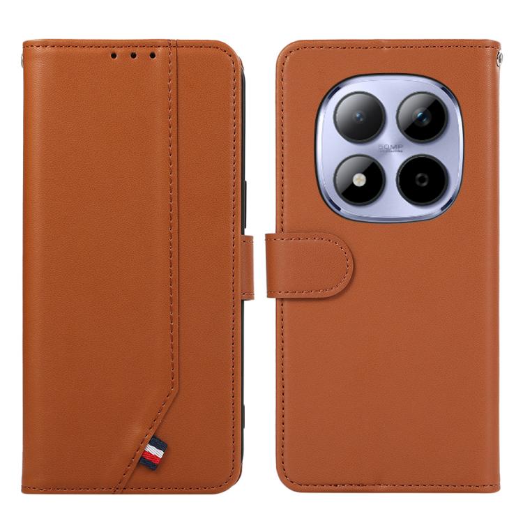 ABEEL Delicate Texture Splicing RFID Leather Phone Case, For Redmi Note 17 4G Global 169.7mm, For Redmi K100 Pro Max/Poco F9 Ultra 5G, For Redmi K100 Pro 5G/Poco F9 Pro 5G, For Redmi 17 5G / 4G Global 170mm, For Redmi A7 Pro 171mm/Poco C85x 5G         ...