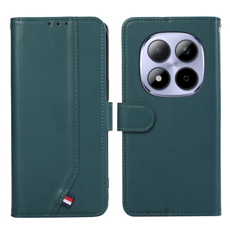 ABEEL Delicate Texture Splicing RFID Leather Phone Case, For Redmi Note 17 4G Global 169.7mm, For Redmi K100 Pro Max/Poco F9 Ultra 5G, For Redmi K100 Pro 5G/Poco F9 Pro 5G, For Redmi 17 5G / 4G Global 170mm, For Redmi A7 Pro 171mm/Poco C85x 5G         ...