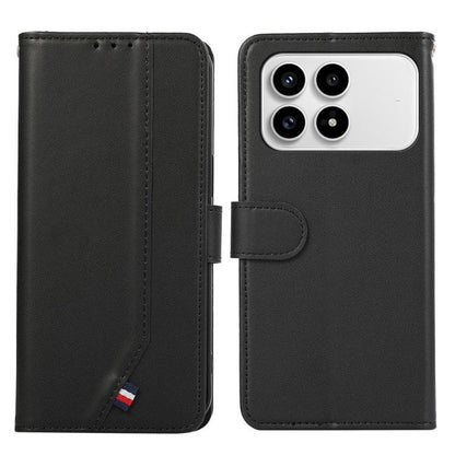 ABEEL Delicate Texture Splicing RFID Leather Phone Case, For Redmi Note 17 4G Global 169.7mm, For Redmi K100 Pro Max/Poco F9 Ultra 5G, For Redmi K100 Pro 5G/Poco F9 Pro 5G, For Redmi 17 5G / 4G Global 170mm, For Redmi A7 Pro 171mm/Poco C85x 5G         ...