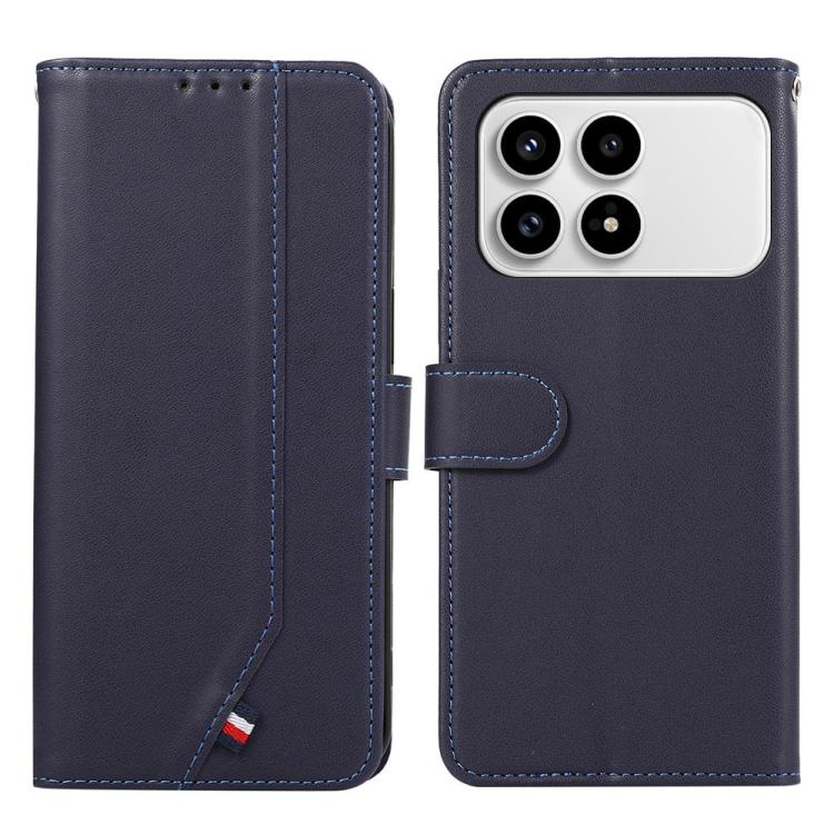 ABEEL Delicate Texture Splicing RFID Leather Phone Case, For Redmi Note 17 4G Global 169.7mm, For Redmi K100 Pro Max/Poco F9 Ultra 5G, For Redmi K100 Pro 5G/Poco F9 Pro 5G, For Redmi 17 5G / 4G Global 170mm, For Redmi A7 Pro 171mm/Poco C85x 5G         ...
