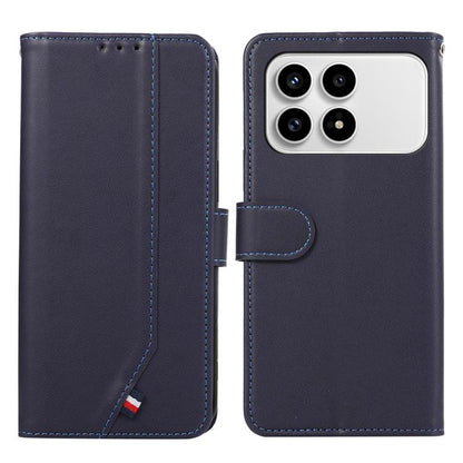 ABEEL Delicate Texture Splicing RFID Leather Phone Case, For Redmi Note 17 4G Global 169.7mm, For Redmi K100 Pro Max/Poco F9 Ultra 5G, For Redmi K100 Pro 5G/Poco F9 Pro 5G, For Redmi 17 5G / 4G Global 170mm, For Redmi A7 Pro 171mm/Poco C85x 5G         ...