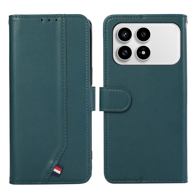 ABEEL Delicate Texture Splicing RFID Leather Phone Case, For Redmi Note 17 4G Global 169.7mm, For Redmi K100 Pro Max/Poco F9 Ultra 5G, For Redmi K100 Pro 5G/Poco F9 Pro 5G, For Redmi 17 5G / 4G Global 170mm, For Redmi A7 Pro 171mm/Poco C85x 5G         ...