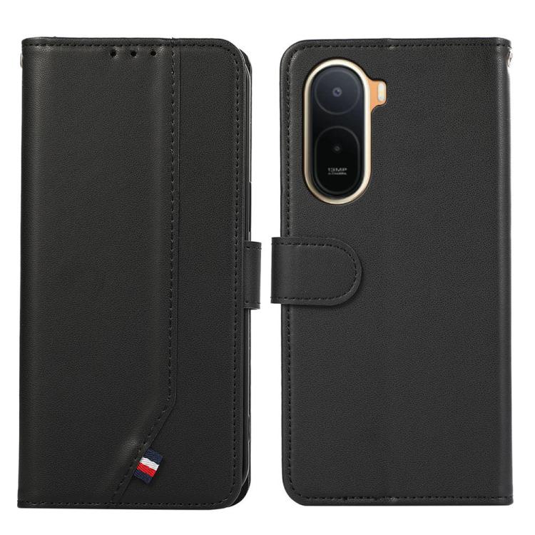 ABEEL Delicate Texture Splicing RFID Leather Phone Case, For Redmi Note 17 4G Global 169.7mm, For Redmi K100 Pro Max/Poco F9 Ultra 5G, For Redmi K100 Pro 5G/Poco F9 Pro 5G, For Redmi 17 5G / 4G Global 170mm, For Redmi A7 Pro 171mm/Poco C85x 5G         ...