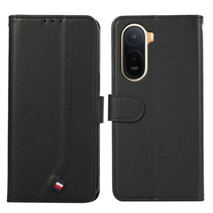 ABEEL Delicate Texture Splicing RFID Leather Phone Case, For Redmi Note 17 4G Global 169.7mm, For Redmi K100 Pro Max/Poco F9 Ultra 5G, For Redmi K100 Pro 5G/Poco F9 Pro 5G, For Redmi 17 5G / 4G Global 170mm, For Redmi A7 Pro 171mm/Poco C85x 5G         ...