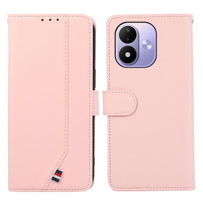 ABEEL Delicate Texture Splicing RFID Leather Phone Case, For Redmi Note 17 4G Global 169.7mm, For Redmi K100 Pro Max/Poco F9 Ultra 5G, For Redmi K100 Pro 5G/Poco F9 Pro 5G, For Redmi 17 5G / 4G Global 170mm, For Redmi A7 Pro 171mm/Poco C85x 5G         ...